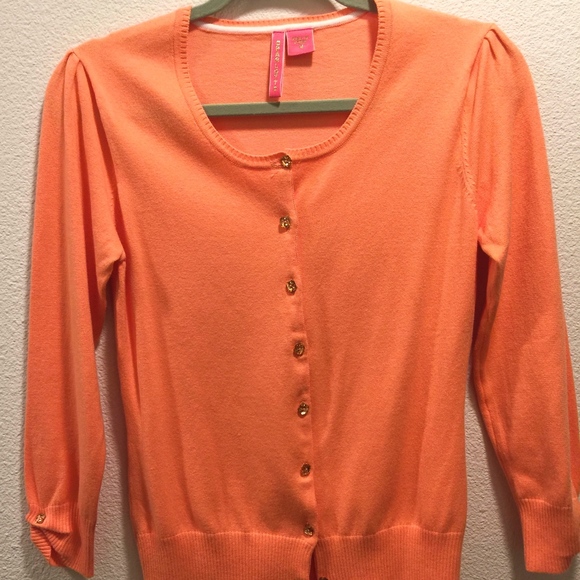 Spring is Coming - Peach Cardigan - Picture 1 of 4